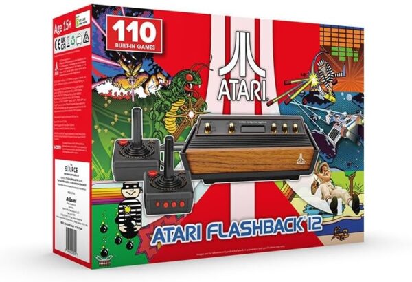 Menkind Atari Flashback 12 USB Powered Fixed ROM Console with 110 Classic Games - Image 3