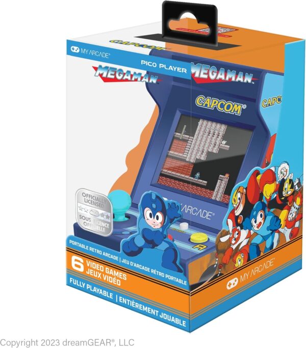 My Arcade Mega Man Pico Player Portable Retro Arcade (6 GAMES IN 1) - Image 5