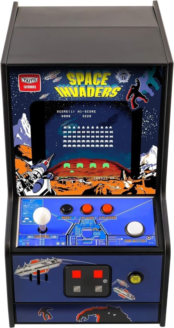 My Arcade Space Invaders Mini Arcade Machine - Micro Player Table Top Arcade Machine, Portable Handheld Game, Retro Gaming Console, Mini Retro Games Machines for Kids & Adults - Image 6