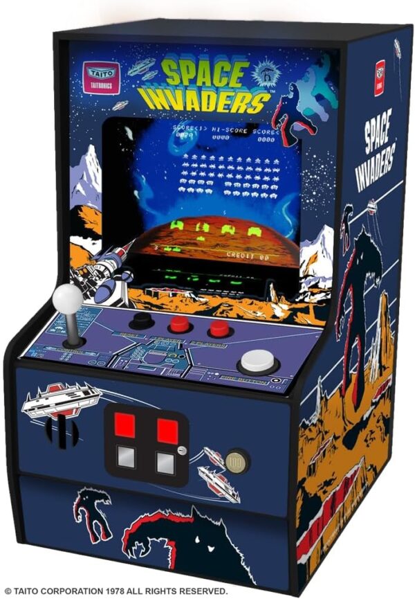 My Arcade Space Invaders Mini Arcade Machine - Micro Player Table Top Arcade Machine, Portable Handheld Game, Retro Gaming Console, Mini Retro Games Machines for Kids & Adults - Image 11