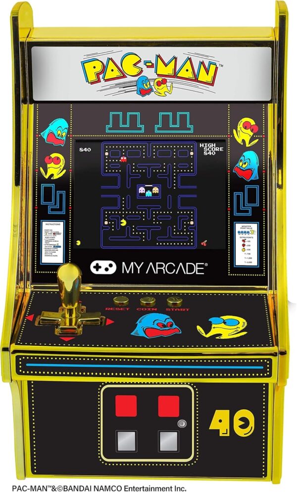 My Arcade Space Invaders Mini Arcade Machine - Micro Player Table Top Arcade Machine, Portable Handheld Game, Retro Gaming Console, Mini Retro Games Machines for Kids & Adults - Image 16