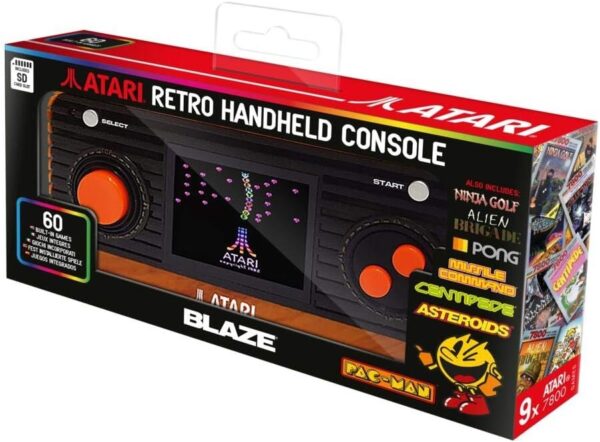 Atari Pac-Man Retro Handheld Console with 60 Games - Includes Sd Card Slot (Electronic Games)