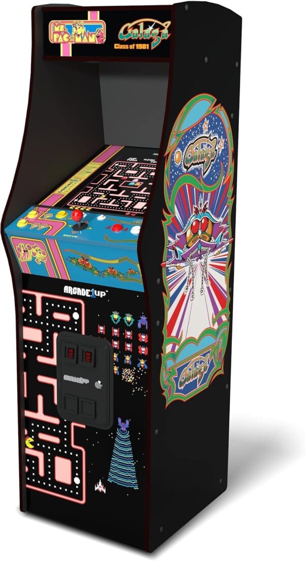 Arcade1up - Ms. Pac-Man vs Galaga - Class of 81 - Deluxe Arcade Machine - Image 3