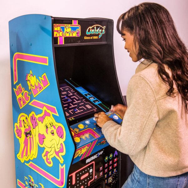 Arcade1up - Ms. Pac-Man vs Galaga - Class of 81 - Deluxe Arcade Machine - Image 5