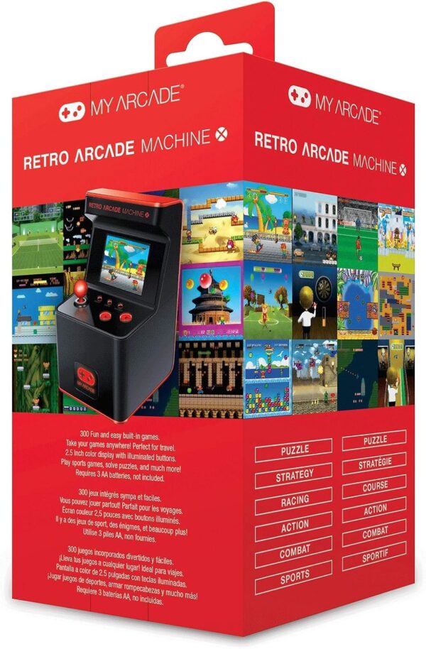 Portable Retro Machine X 16-Bit Mini Arcade Cabinet (Includes 300 Built In Games) - Image 9