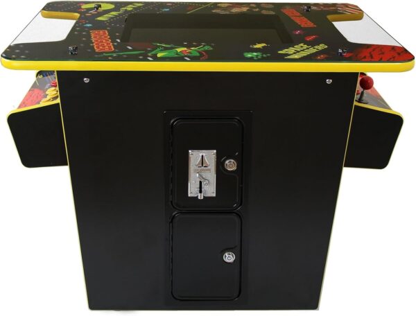 Arcade Game Machine Retro Cocktail Table Cabinet 60 Classic Video Games Flip Screen 1 or 2 Player 19 Inch LCD Display Screen Stereo Speaker Free Play Or Coin Operated 64.5cm W x 73cm H x 89.5cm D - Image 3