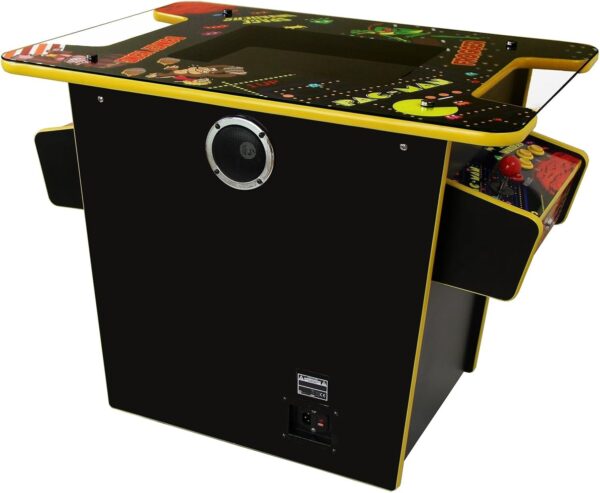 Arcade Game Machine Retro Cocktail Table Cabinet 60 Classic Video Games Flip Screen 1 or 2 Player 19 Inch LCD Display Screen Stereo Speaker Free Play Or Coin Operated 64.5cm W x 73cm H x 89.5cm D - Image 4