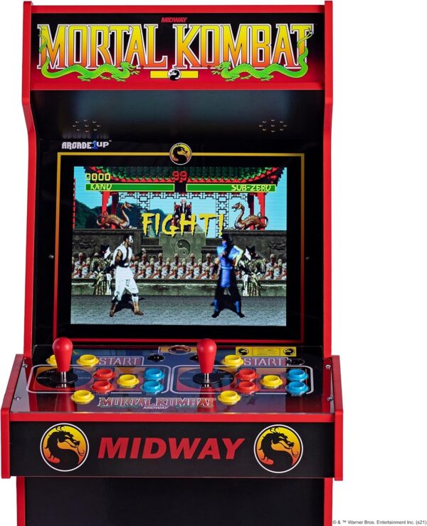 Arcade1Up MORTAL KOMBAT LEGACY 14 GAMES Wifi ENABLED ARCADE MACHINE - Image 8