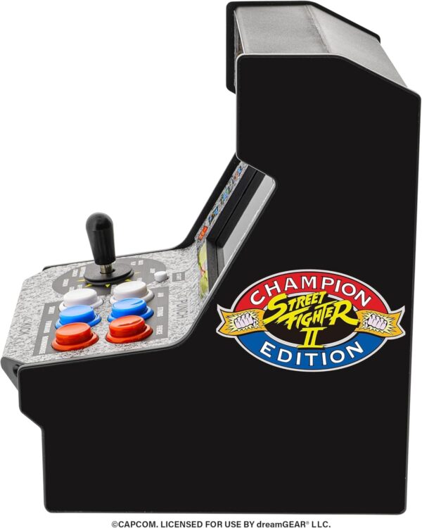 My Arcade Street Fighter II Mini Arcade Machine - Micro Player Table Top Arcade Machine, Portable Handheld Game, Retro Gaming Console, Mini Retro Games Machines for Kids & Adults - Image 6