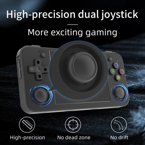 RG35XX H Retro Handheld Game Console, 3.5 Inch IPS Screen Linux System Retro Video Game Console with 64+128G TF Card Pre-Installed with 1000+ Games, Support HDMI TV Output 5G WiFi Bluetooth 4.2 - Image 11