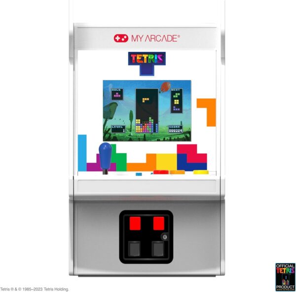 My Arcade Tetris Mini Arcade Machine - Micro Player Pro Table Top Arcade Machine, Portable Handheld Game, Retro Gaming Console, Mini Retro Games Machines for Kids & Adults - Image 3