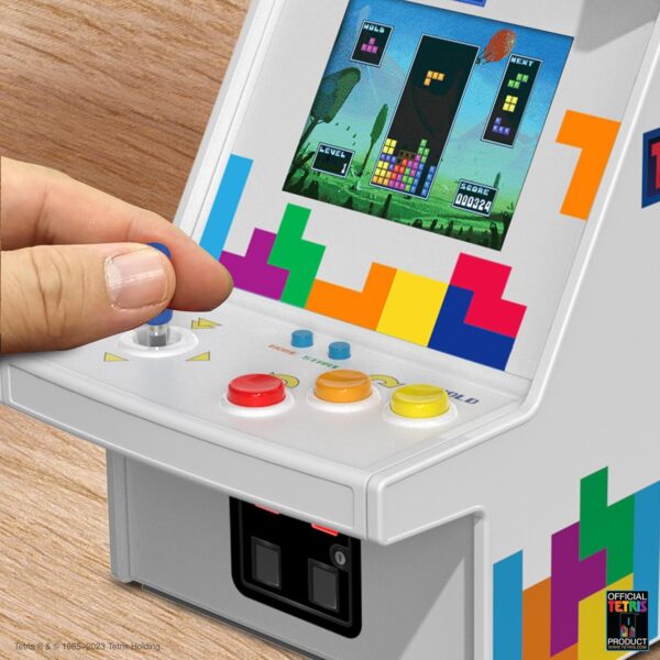 My Arcade Tetris Mini Arcade Machine - Micro Player Pro Table Top Arcade Machine, Portable Handheld Game, Retro Gaming Console, Mini Retro Games Machines for Kids & Adults - Image 4