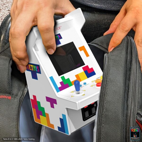 My Arcade Tetris Mini Arcade Machine - Micro Player Pro Table Top Arcade Machine, Portable Handheld Game, Retro Gaming Console, Mini Retro Games Machines for Kids & Adults - Image 5