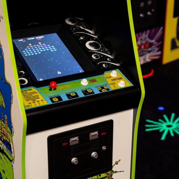 Quarter Arcades Official Galaxian 1/4 Sized Mini Arcade Cabinet by Numskull – Playable Replica Retro Arcade Game Machine – Micro Retro Console - Image 3