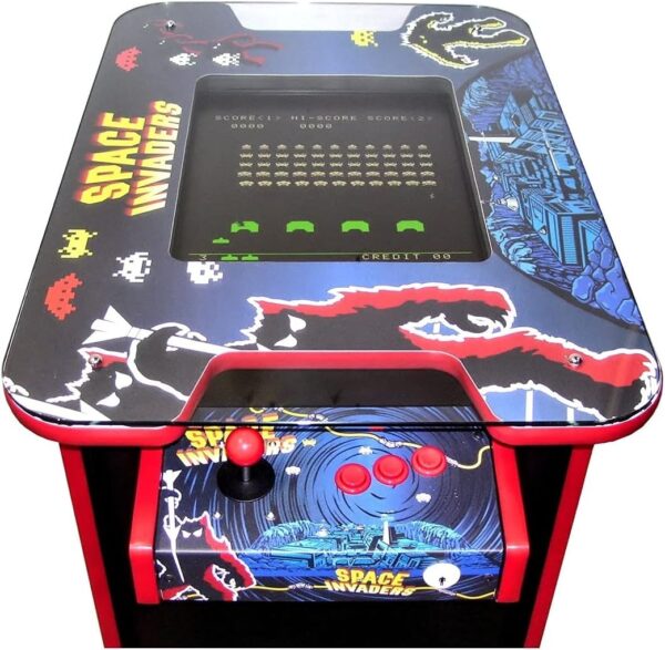 Jamma Multi Game Retro Arcade Cocktail Table Ready to Play - Space Invader Themed (60 Game Model)