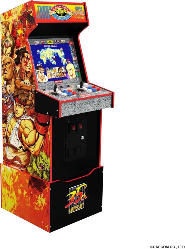 Arcade1Up STREET FIGHTER LEGACY 14 GAMES Wifi ENABLED ARCADE MACHINE