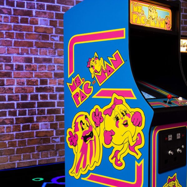 Quarter Arcades Official Ms. PAC-MAN 1/4 Sized Mini Arcade Cabinet by Numskull – Playable Replica Retro Arcade Game Machine – Micro Retro Console - Image 4