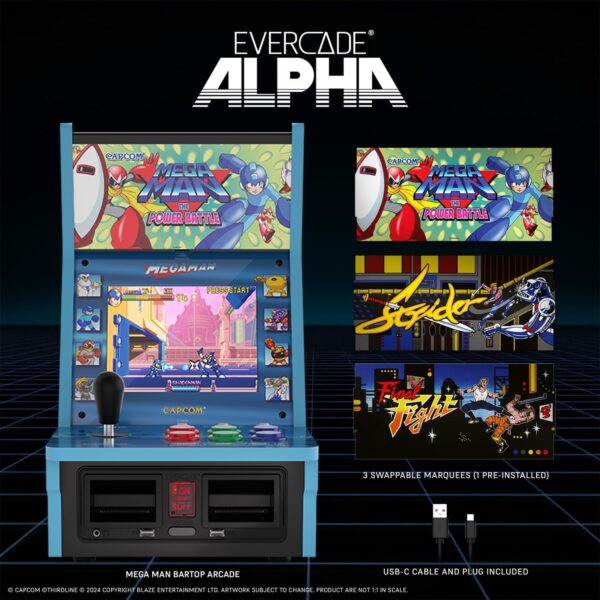 Evercade Alpha Mega Man Bartop Arcade - Image 3