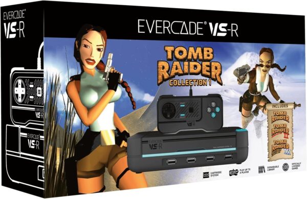 Evercade VS-R Console with Tomb Raider 1, 2 & 3