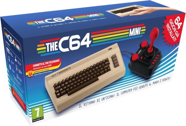 Commodore 64 Mini Retro PC Legacy Games Console CBM64 with Joystick